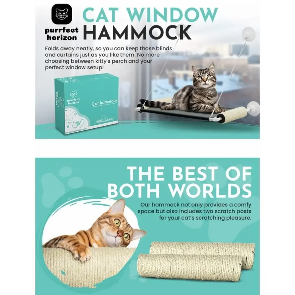 Cat Window Perch Indoor Cat Hammocks for Window 33 Ibs New
